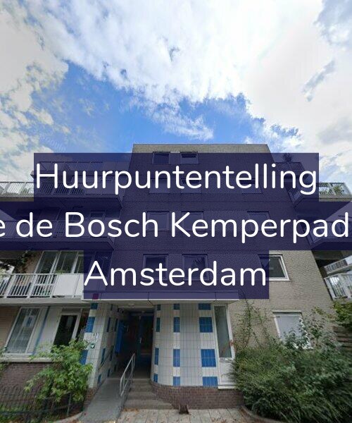 Foto gevel Huurpuntentelling voor Jeltje de Bosch Kemperpad 101, Amsterdam