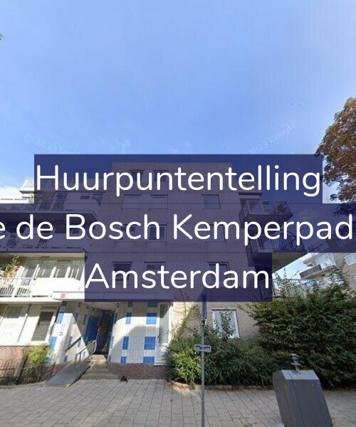 Foto gevel Huurpuntentelling voor Jeltje de Bosch Kemperpad 109, Amsterdam