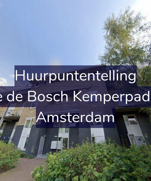 Foto gevel Huurpuntentelling voor Jeltje de Bosch Kemperpad 182, Amsterdam