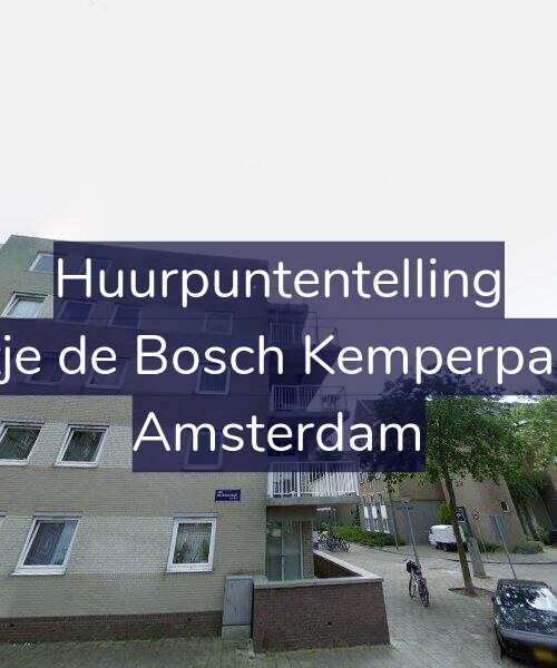 Foto gevel Huurpuntentelling voor Jeltje de Bosch Kemperpad 7, Amsterdam