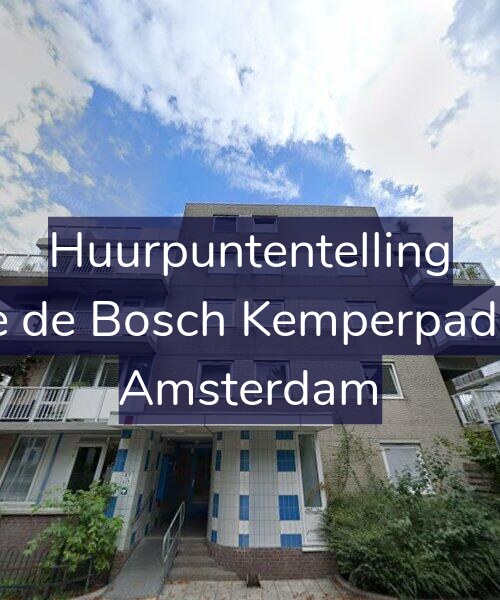 Foto gevel Huurpuntentelling voor Jeltje de Bosch Kemperpad 103, Amsterdam