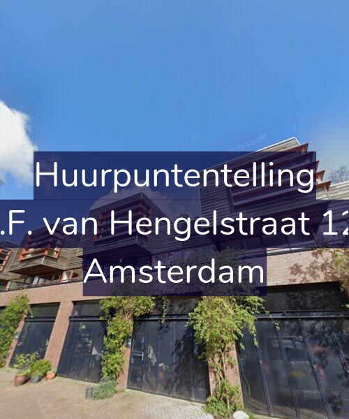 Foto gevel Huurpuntentelling voor J.F. van Hengelstraat 12, Amsterdam