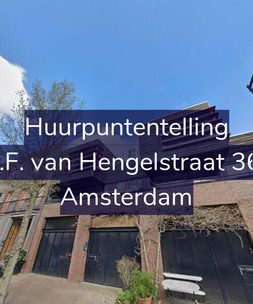 Foto gevel Huurpuntentelling voor J.F. van Hengelstraat 36, Amsterdam