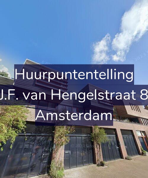 Foto gevel Huurpuntentelling voor J.F. van Hengelstraat 8, Amsterdam
