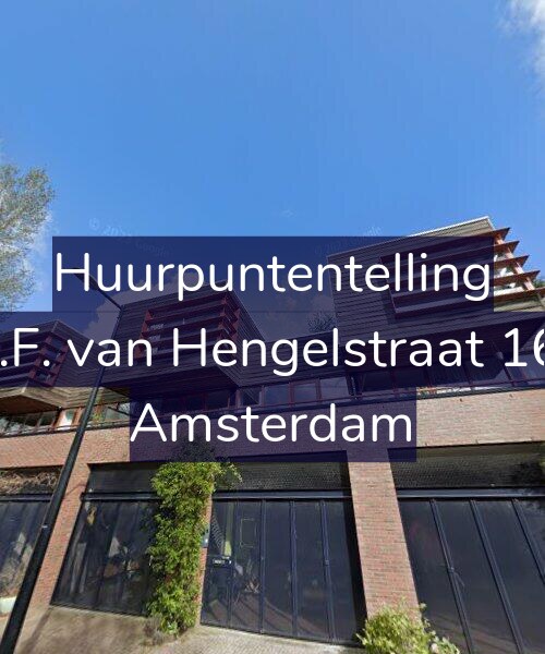 Foto gevel Huurpuntentelling voor J.F. van Hengelstraat 16, Amsterdam