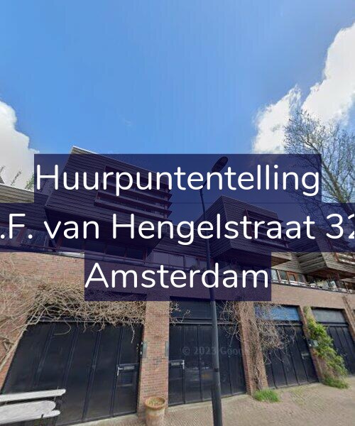 Foto gevel Huurpuntentelling voor J.F. van Hengelstraat 32, Amsterdam