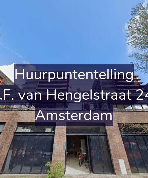 Foto gevel Huurpuntentelling voor J.F. van Hengelstraat 24, Amsterdam