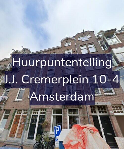 Foto gevel Huurpuntentelling voor J.J. Cremerplein 10-4, Amsterdam