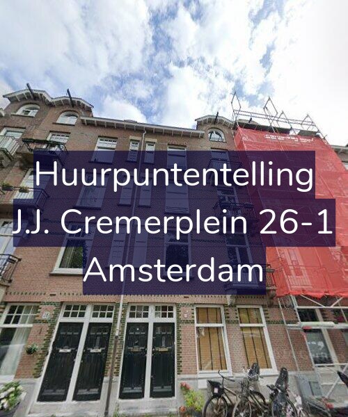 Foto gevel Huurpuntentelling voor J.J. Cremerplein 26-1, Amsterdam