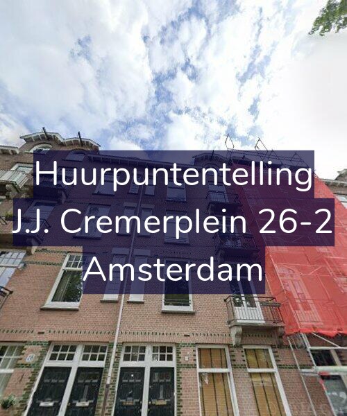 Foto gevel Huurpuntentelling voor J.J. Cremerplein 26-2, Amsterdam
