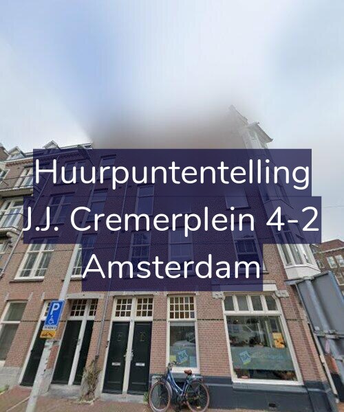 Foto gevel Huurpuntentelling voor J.J. Cremerplein 4-2, Amsterdam