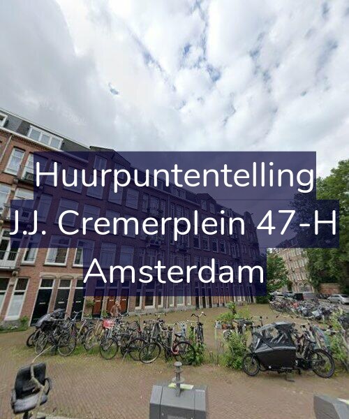 Foto gevel Huurpuntentelling voor J.J. Cremerplein 47-H, Amsterdam
