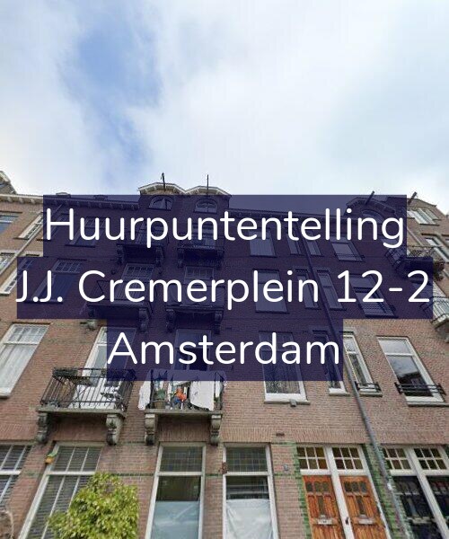 Foto gevel Huurpuntentelling voor J.J. Cremerplein 12-2, Amsterdam