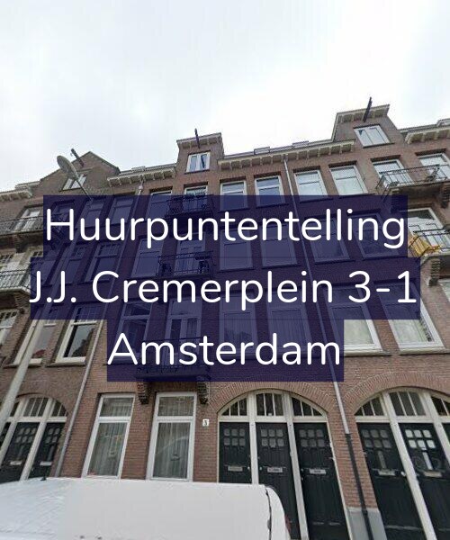 Foto gevel Huurpuntentelling voor J.J. Cremerplein 3-1, Amsterdam