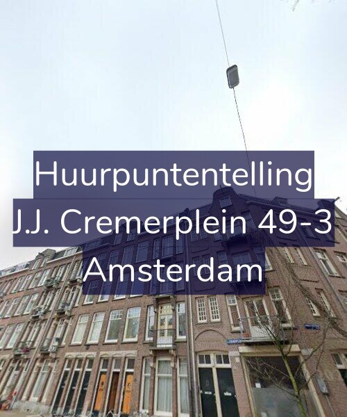 Foto gevel Huurpuntentelling voor J.J. Cremerplein 49-3, Amsterdam