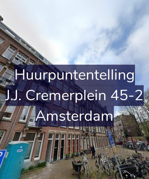 Foto gevel Huurpuntentelling voor J.J. Cremerplein 45-2, Amsterdam