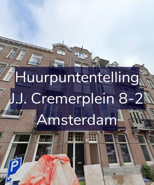 Foto gevel Huurpuntentelling voor J.J. Cremerplein 8-2, Amsterdam