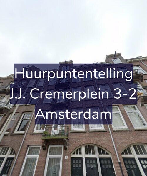 Foto gevel Huurpuntentelling voor J.J. Cremerplein 3-2, Amsterdam