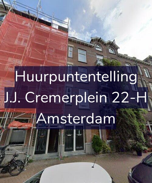 Foto gevel Huurpuntentelling voor J.J. Cremerplein 22-H, Amsterdam