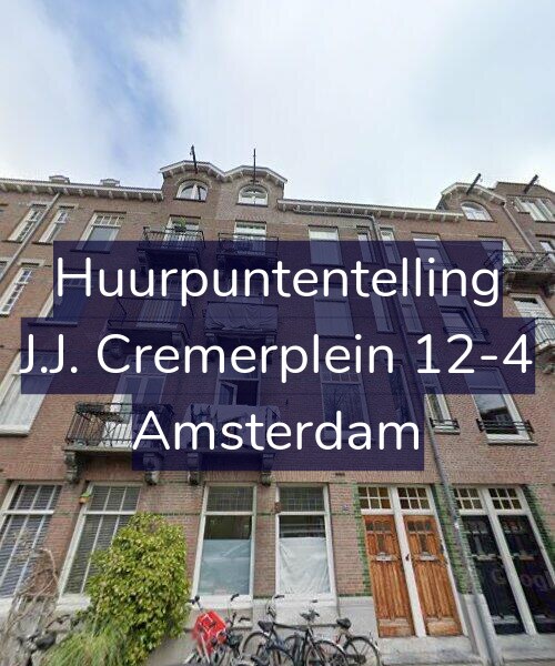 Foto gevel Huurpuntentelling voor J.J. Cremerplein 12-4, Amsterdam