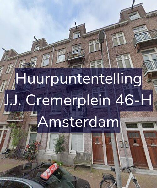 Foto gevel Huurpuntentelling voor J.J. Cremerplein 46-H, Amsterdam