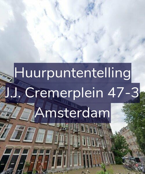 Foto gevel Huurpuntentelling voor J.J. Cremerplein 47-3, Amsterdam