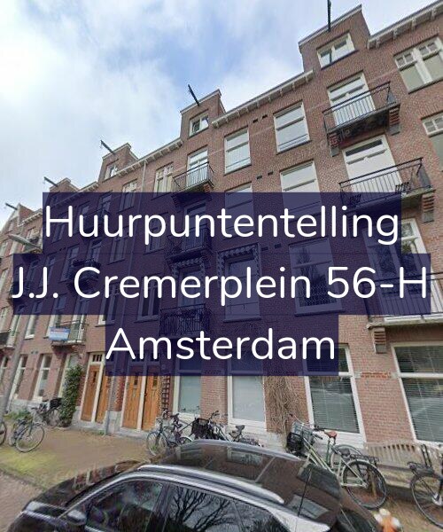 Foto gevel Huurpuntentelling voor J.J. Cremerplein 56-H, Amsterdam