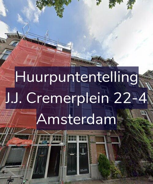 Foto gevel Huurpuntentelling voor J.J. Cremerplein 22-4, Amsterdam