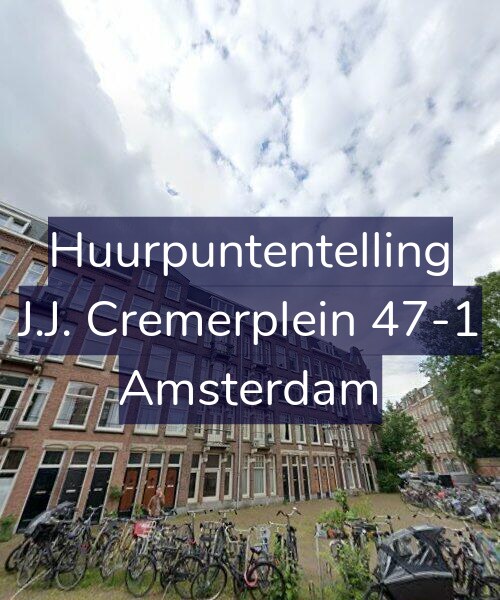 Foto gevel Huurpuntentelling voor J.J. Cremerplein 47-1, Amsterdam