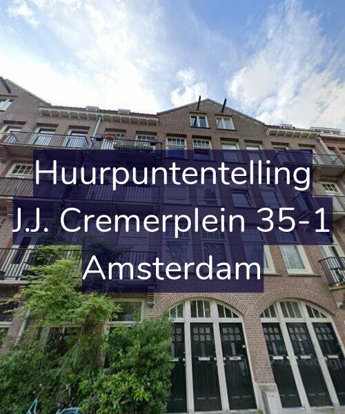 Foto gevel Huurpuntentelling voor J.J. Cremerplein 35-1, Amsterdam