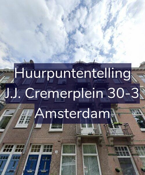 Foto gevel Huurpuntentelling voor J.J. Cremerplein 30-3, Amsterdam