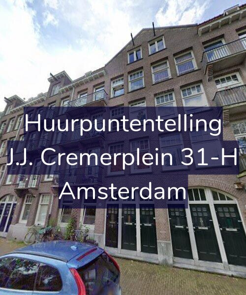 Foto gevel Huurpuntentelling voor J.J. Cremerplein 31-H, Amsterdam