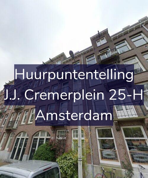 Foto gevel Huurpuntentelling voor J.J. Cremerplein 25-H, Amsterdam