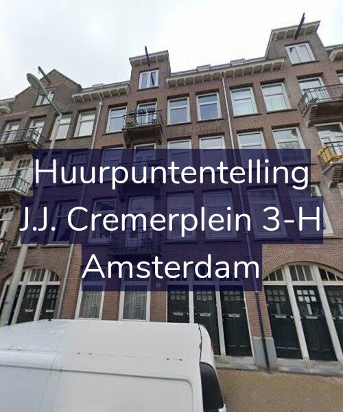 Foto gevel Huurpuntentelling voor J.J. Cremerplein 3-H, Amsterdam