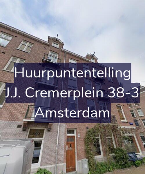 Foto gevel Huurpuntentelling voor J.J. Cremerplein 38-3, Amsterdam
