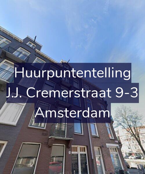Foto gevel Huurpuntentelling voor J.J. Cremerstraat 9-3, Amsterdam