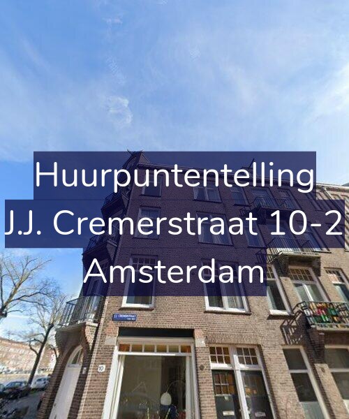 Foto gevel Huurpuntentelling voor J.J. Cremerstraat 10-2, Amsterdam