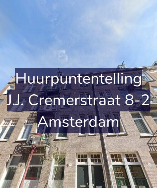 Foto gevel Huurpuntentelling voor J.J. Cremerstraat 8-2, Amsterdam
