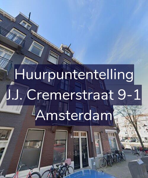Foto gevel Huurpuntentelling voor J.J. Cremerstraat 9-1, Amsterdam