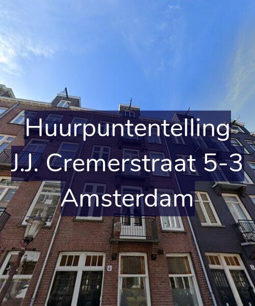 Foto gevel Huurpuntentelling voor J.J. Cremerstraat 5-3, Amsterdam