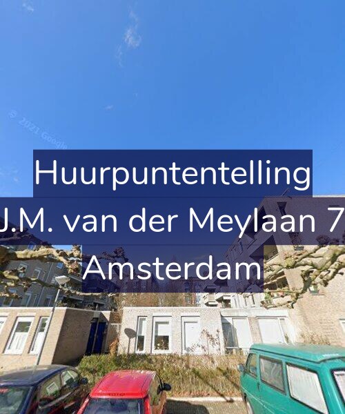 Foto gevel Huurpuntentelling voor J.M. van der Meylaan 7, Amsterdam