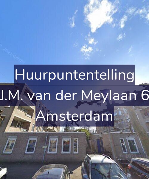 Foto gevel Huurpuntentelling voor J.M. van der Meylaan 6, Amsterdam