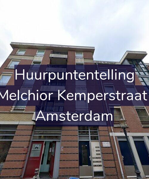 Foto gevel Huurpuntentelling voor Joan Melchior Kemperstraat 27-A, Amsterdam