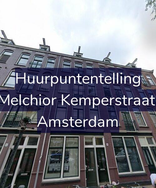 Foto gevel Huurpuntentelling voor Joan Melchior Kemperstraat 89-1, Amsterdam