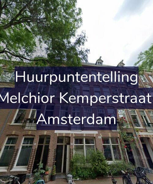 Foto gevel Huurpuntentelling voor Joan Melchior Kemperstraat 88-B, Amsterdam