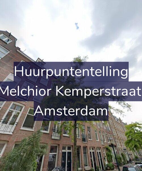 Foto gevel Huurpuntentelling voor Joan Melchior Kemperstraat 62-3, Amsterdam