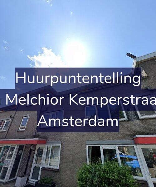 Foto gevel Huurpuntentelling voor Joan Melchior Kemperstraat 12, Amsterdam