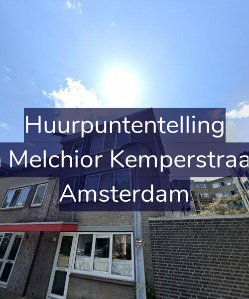 Foto gevel Huurpuntentelling voor Joan Melchior Kemperstraat 20, Amsterdam