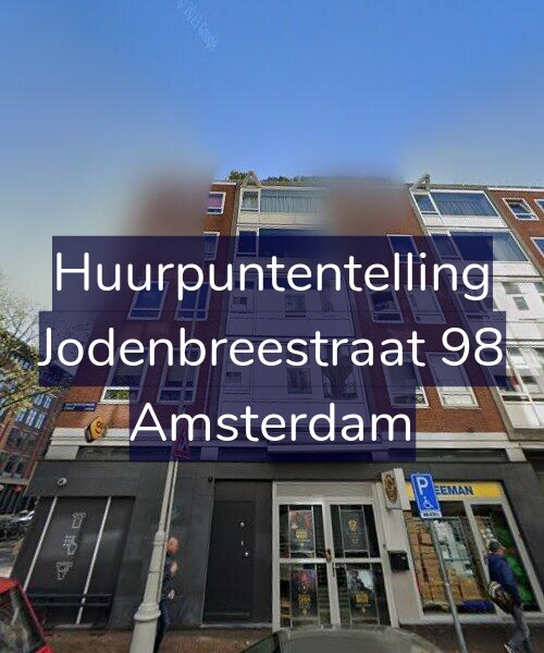 Foto gevel Huurpuntentelling voor Jodenbreestraat 98, Amsterdam