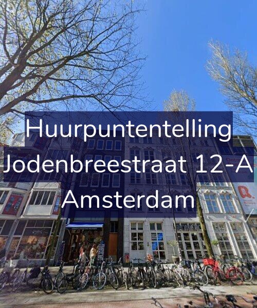 Foto gevel Huurpuntentelling voor Jodenbreestraat 12-A, Amsterdam